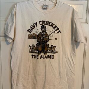 Classic Davy Crockett Graphic Tee - White